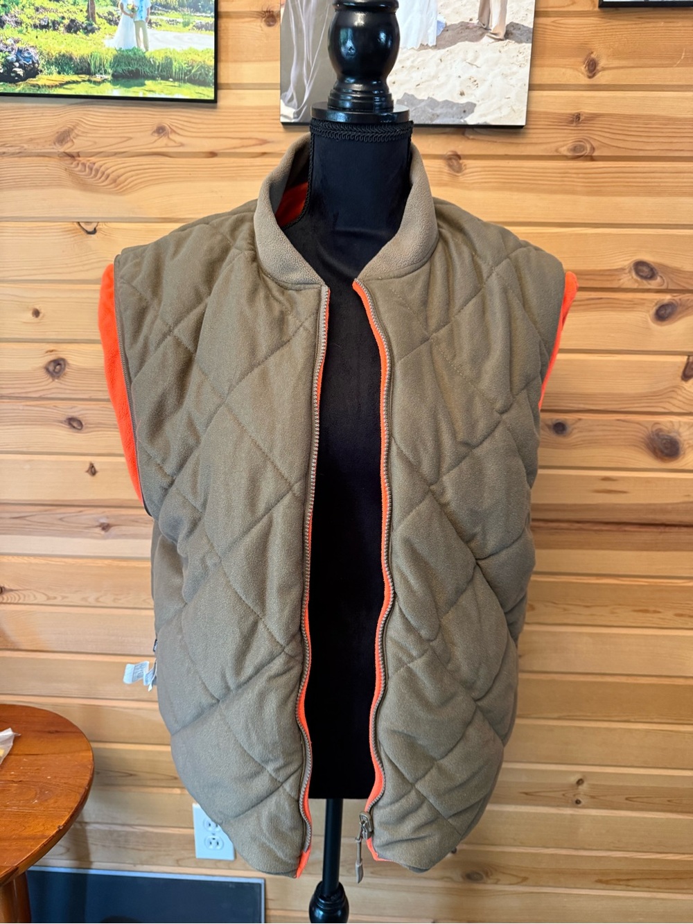 RedHead Quilted Reversible Tan Vest